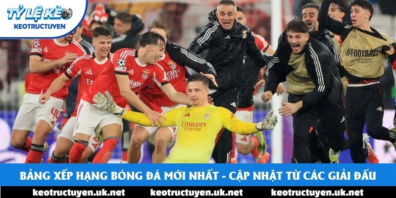 Bảng Xếp Hạng Bóng Đá Mới Nhất - Cập Nhật Từ Các Giải Đấu