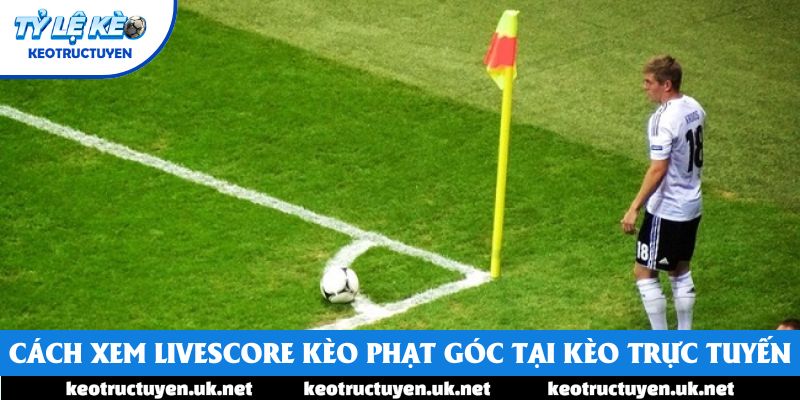 Cách xem Livescore kèo phạt góc tại Kèo Trực Tuyến
