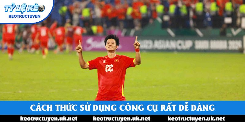 Cách thức sử dụng công cụ rất dễ dàng