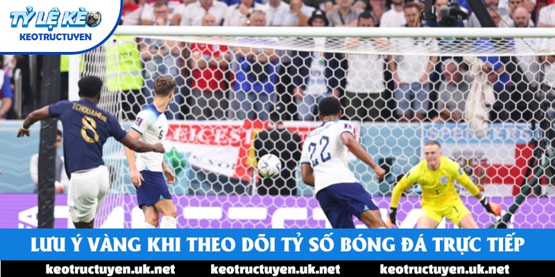 Lưu ý vàng khi theo dõi tỷ số bóng đá trực tiếp Lưu ý vàng khi theo dõi tỷ số bóng đá trực tiếp