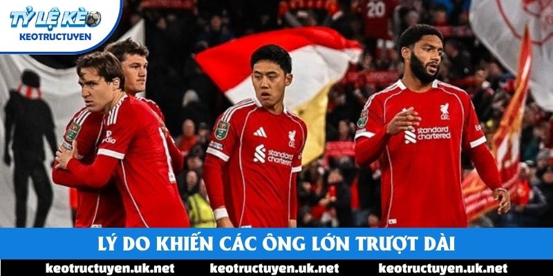 Lý do khiến các ông lớn trượt dài