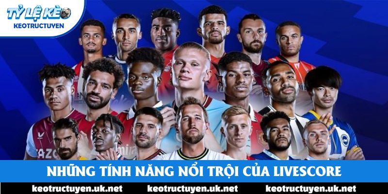 Những tính năng nổi trội của LiveScore