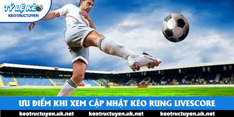 Ưu điểm khi xem cập nhật kèo rung Livescore
